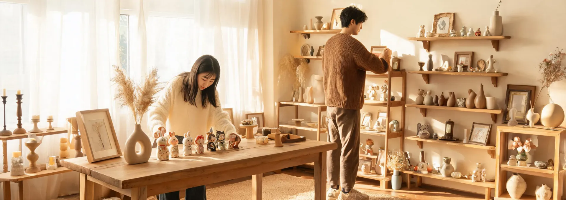 Warm home decor studio team