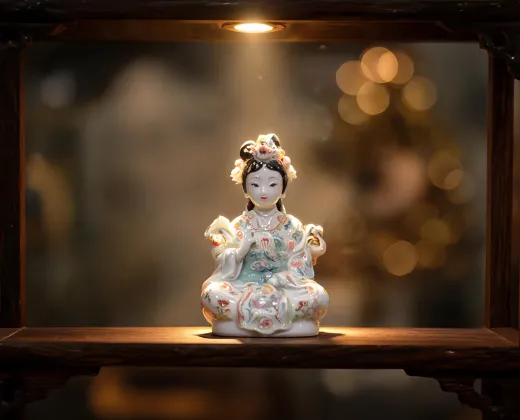 Hand painted collectible figurine
