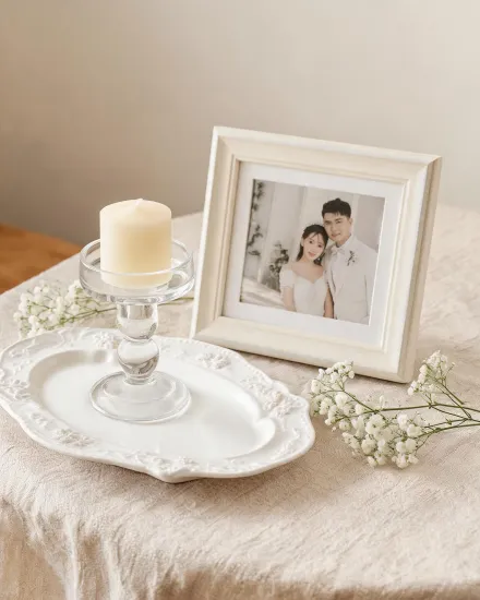 Wedding registry decor
